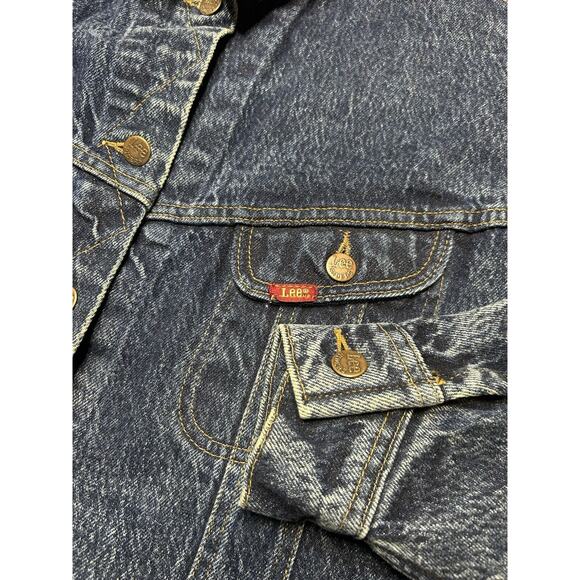 VTG 80s/90s Denim Lee Riders Jacket PATD-153438 Size M Union Made 340-3519 - Picture 6 of 13